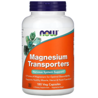 Magnesium Transporters, 180 Veg Capsules Now foods