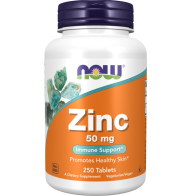 Zinc 50 mg 250 Tablets Now foods