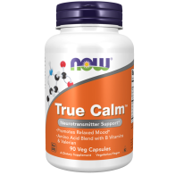 True Calm, 90 Veg Capsules Now foods