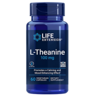 L-Theanine, 60 Vegetarian Capsules (100 mg per Capsule) Life extension