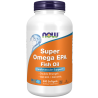 Super Omega EPA Fish Oil, 240 Softgels (1,000 mg per Softgel) Now foods