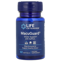 MacuGuard, Ocular Support with Saffron, 60 Softgels Life Extension