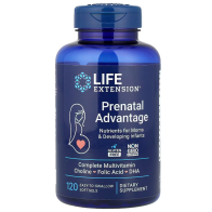 Prenatal Advantage, 120 Easy-To-Swallow Softgels Life Extension