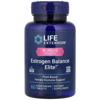 Women's Health, Estrogen Balance Elite, 60 Vegetarian Tablets Life Extension