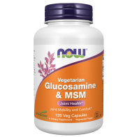 Glucosamine  MSM, 120 Veg Capsules Now foods