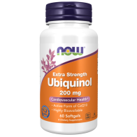 Ubiquinol, Extra Strength, 200 mg, 60 Softgels Now foods
