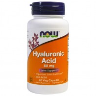 Hyaluronic Acid 50mg MSM 60s NOW Foods