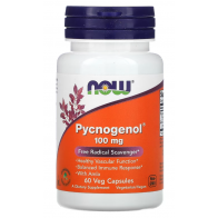 Pycnogenol, 100 mg, 60 Veg Capsules Now foods
