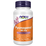Pycnogenol, 60 mg, 50 Veg Capsules Now foods