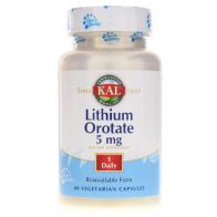 KAL Lithium Orotate (5mg) 60 vcaps