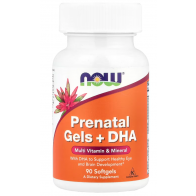 PRE-NATAL MULTI WITH DHA 90 SOFTGELS  Now foods