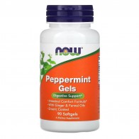Peppermint Gels, 90 Softgels Now foods