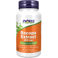 Bacopa Extract, 450 mg, 90 Veg Capsules Now foods