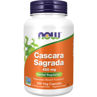 Cascara Sagrada, 450 mg, 250 Veg Capsules Now foods