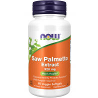 Saw Palmetto Extract, Men's Health, 320 mg, 90 Veggie Softgels Now foods