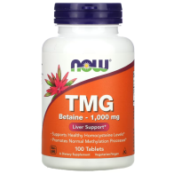 TMG, 100 Tablets (1,000 mg per Tablet) NOW Foods