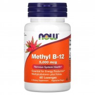 METHYL B-12 5000mcg 60 LOZ Now foods