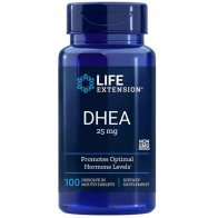 DHEA 25 mg, 100 dissolve-in-mouth tablets Life Extension