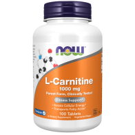 L-Carnitine, 1000 mg, 100 Tablets Now foods