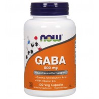 Gaba 500mg 100 caps NOW foods
