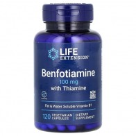 Benfotiamine with Thiamine 100mg 120s Life Extension