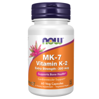 MK-7 Vitamin K-2, Extra Strength, 300 mcg, 60 Veg Capsules Now foods