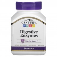 Digestive Enzymes, 60 Capsules 21st Century