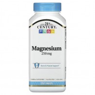 Magnesium, 250 mg, 250 Tablets
