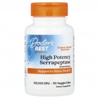 High Potency Serrapeptase, 120,000 SPU, 90 Veggie Caps Doctor's Best