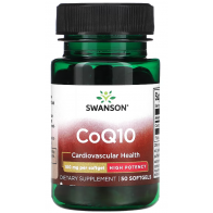 CoQ10, High Potency, 100 mg, 50 Softgels Swanson