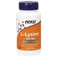 LYSINE 500mg 100 TABS Now foods