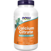 Calcium Citrate 250 Tablets Now foods