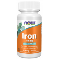 Iron, 18 mg, 120 Veg Capsules Now foods