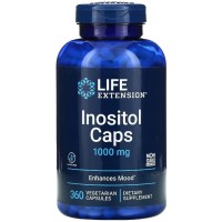 Inositol Caps 1000 mg, 360 vegetarian capsules LIFE Extension