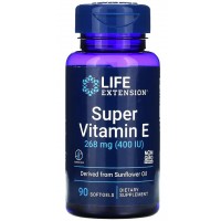 Super Vitamin E 268 mg (400 IU), 90 softgels LIFE Extension