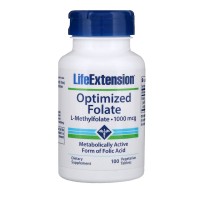 Optmized Folate 1000mcg 100tbs LIFE Extension