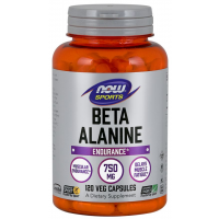 Beta Alanine 750mg 120 caps NOW Foods