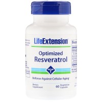 Optimized Resveratrol 60 vegetarian capsules LIFE Extension