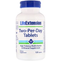 Two Per Day 120 tablets LIFE Extension