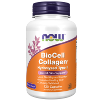 BioCell Collagen, Hydrolyzed Type II, 120 Veg Capsules Now foods
