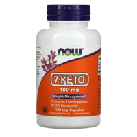 7-KETO 100 mg, 120 Cápsulas Vegetarianas Now foods