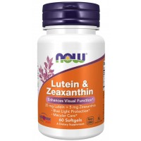 LUTEIN & ZEAXANTHIN (LUTEMAX 2020) 60 SGELS Now foods