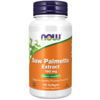 Saw Palmetto Extract, 160 mg, 120 Softgels Now foods